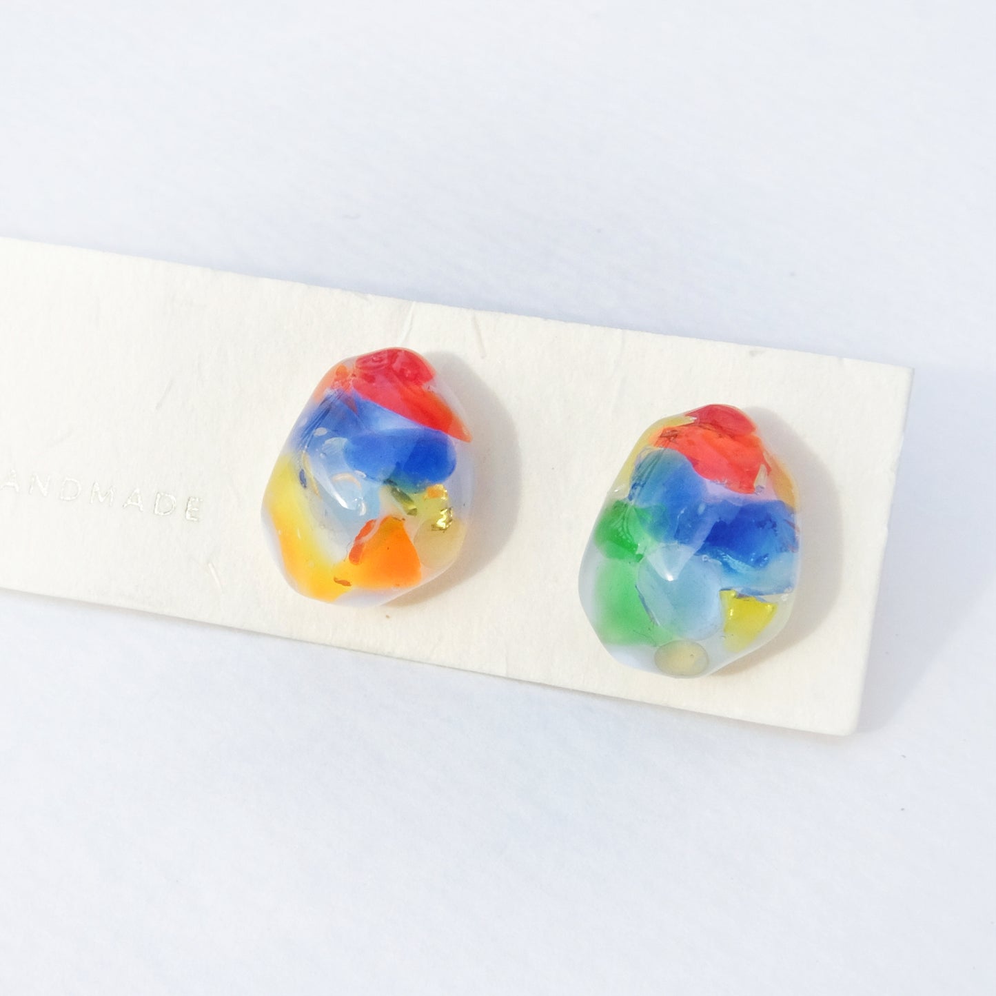【夏🧊セール10%off】カラフルなバブル🩵🫧ピアス・イヤリング交換可 sv925 アレルギー対応 うるうる