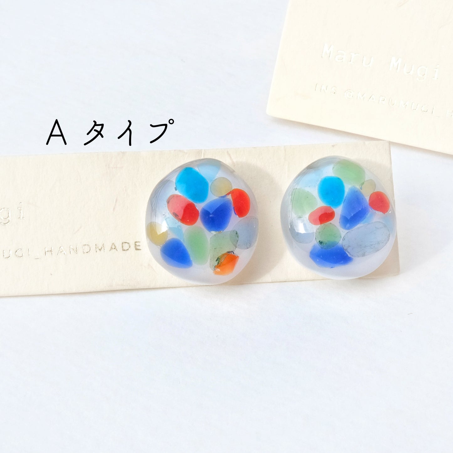 【夏🧊セール10%off】カラフルなバブル🩵🫧ピアス・イヤリング交換可 sv925 アレルギー対応 うるうる