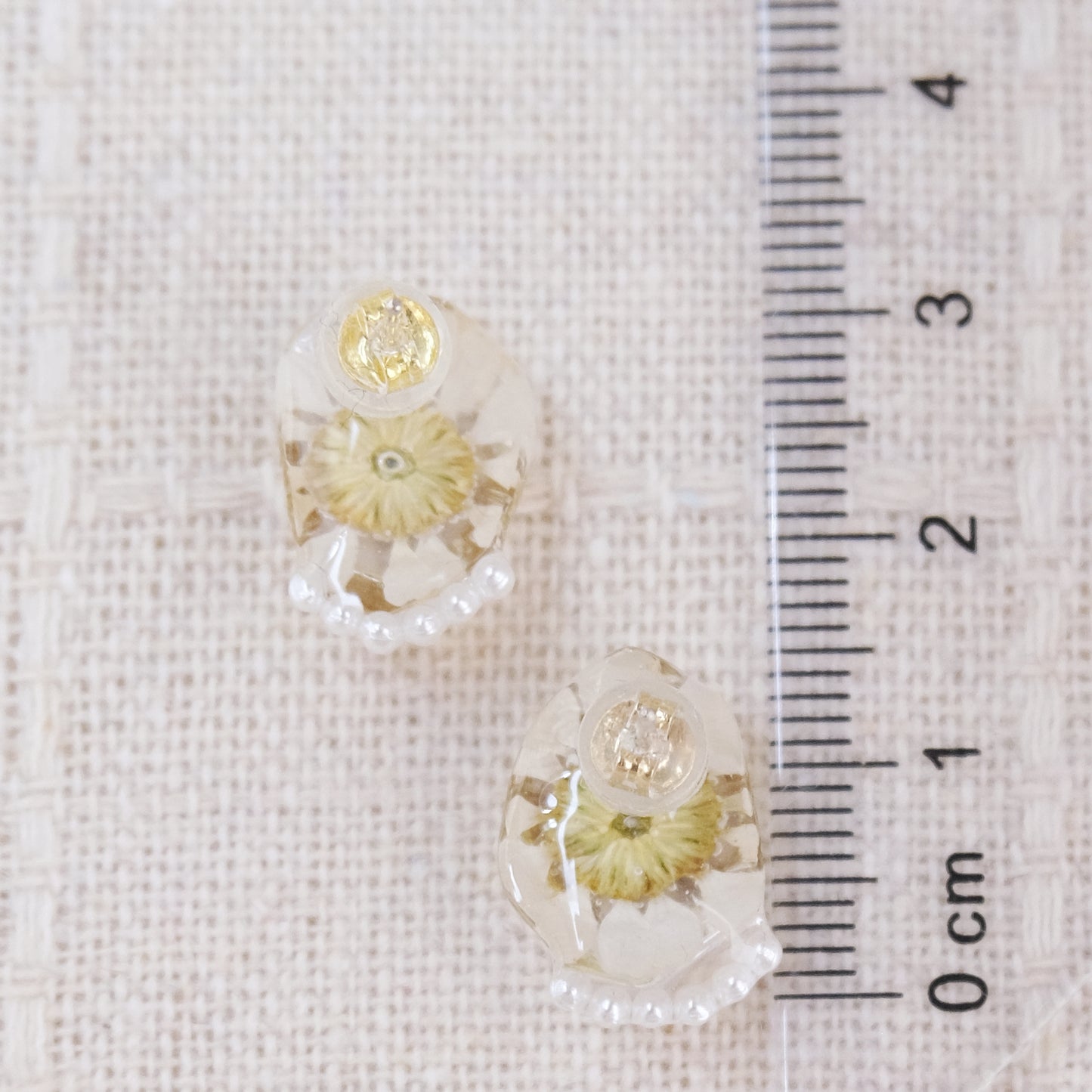 「雛菊🌼のささやき」第一弾　リング・ピアス（イヤリングにも変更可）