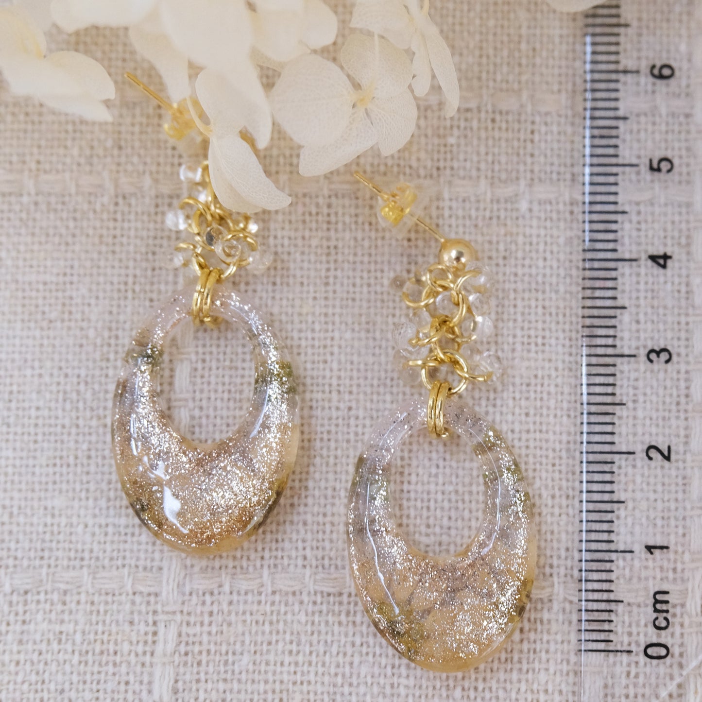 「雛菊🌼のささやき」第一弾　リング・ピアス（イヤリングにも変更可）
