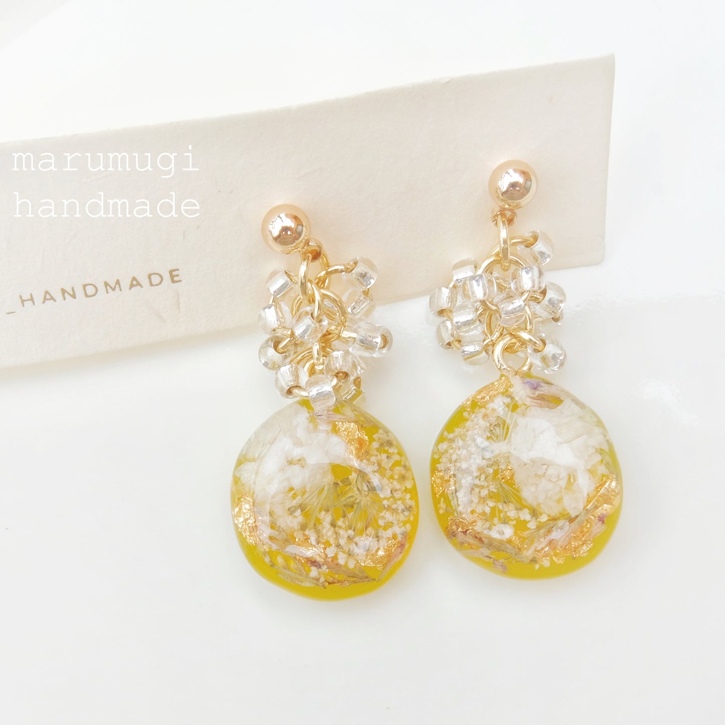 【夏セール10%off】「レースフラワー」ピアス・イヤリング変更可  大ぶり sv925製 アレルギー対応 うるうる ゆらゆら