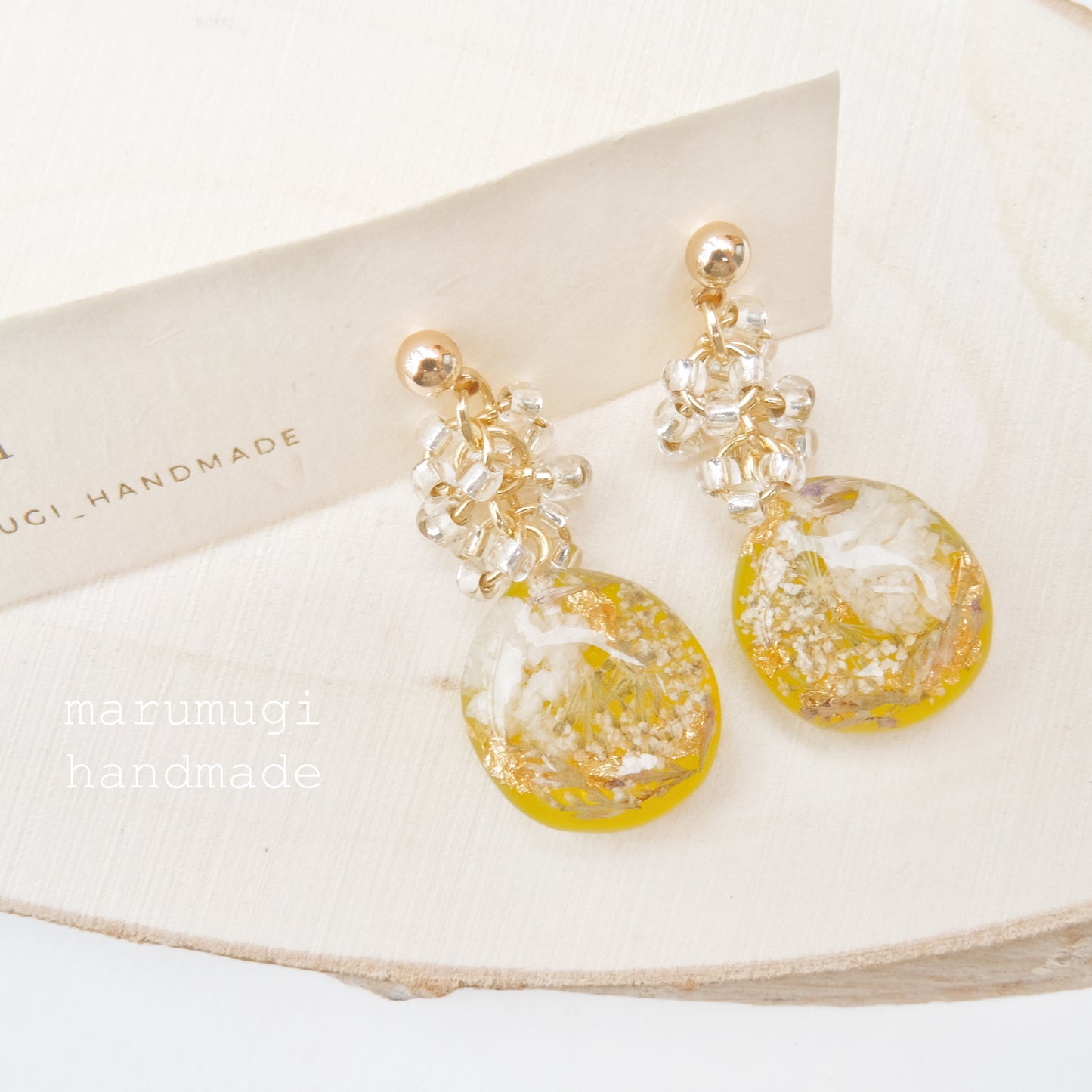 【夏セール10%off】「レースフラワー」ピアス・イヤリング変更可  大ぶり sv925製 アレルギー対応 うるうる ゆらゆら